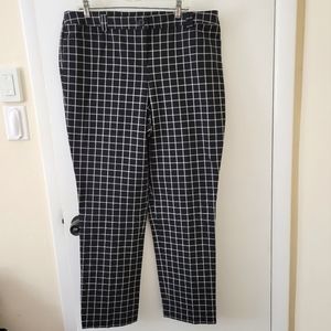 LANE BRYANT Plaid Straight leg pants Size 18